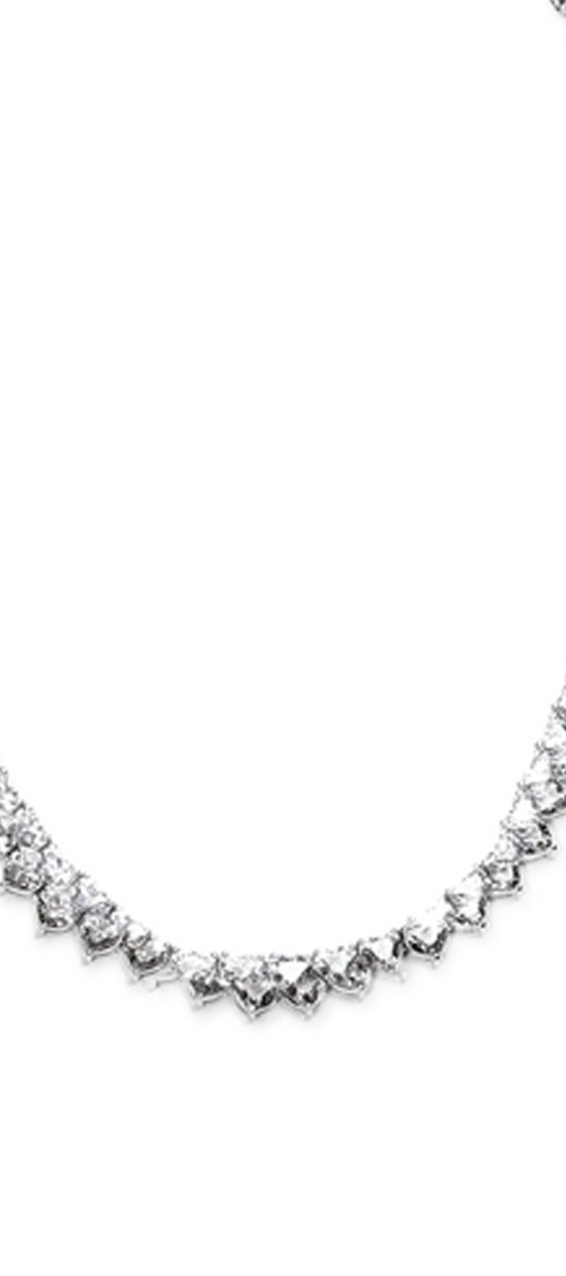 heart shape diamond necklace2 1