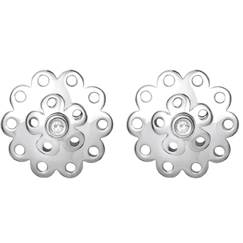 lace white gold earrings 2