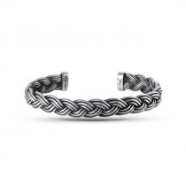 michel armring mens small oxidized sterling silver a3050 301 1