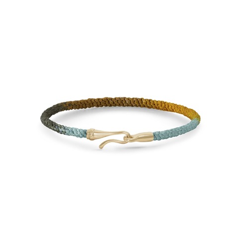 life bracelet in yellow gold indian summer