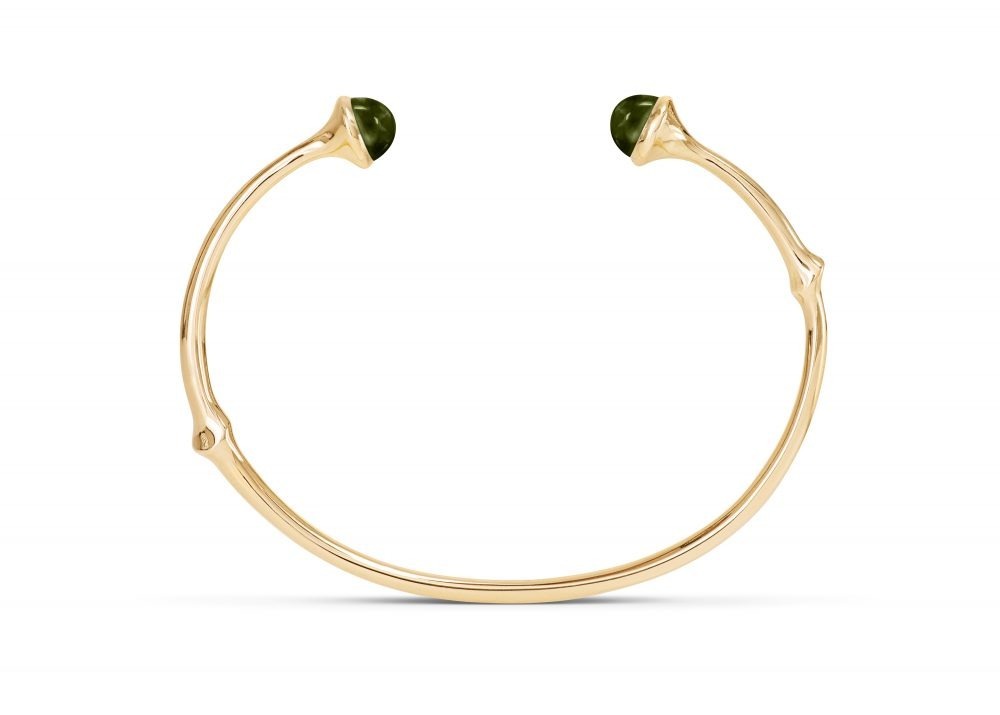 nature bracelet green tourmaline