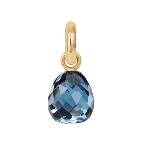 sweet drops charm with london blue topaz