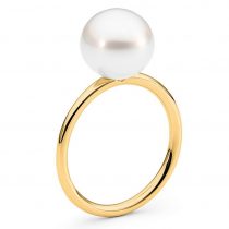 white south sea pearl stackable ring
